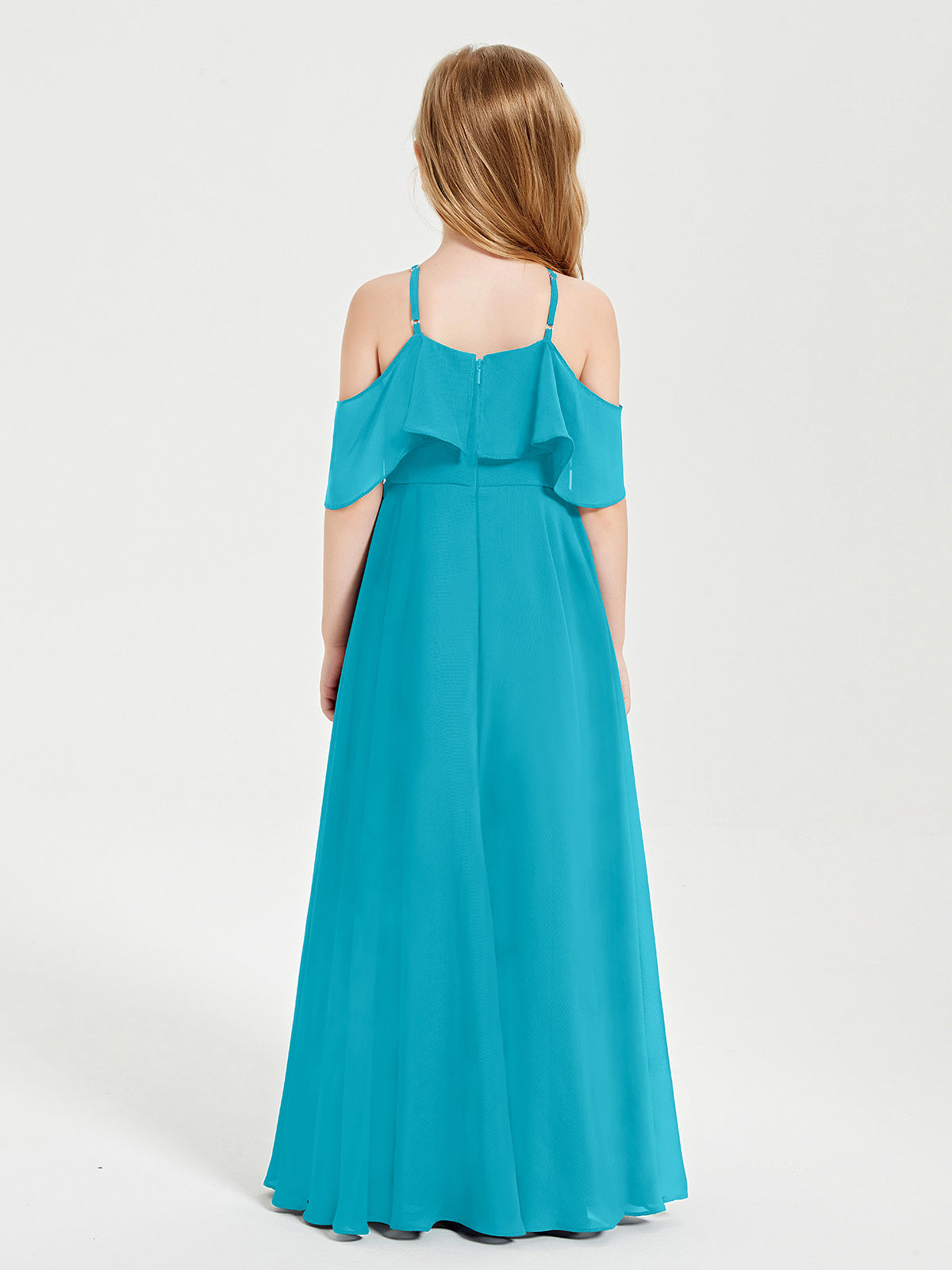 Off-the-Shoulder Long Dresses for Junior Bridesmaids Jade